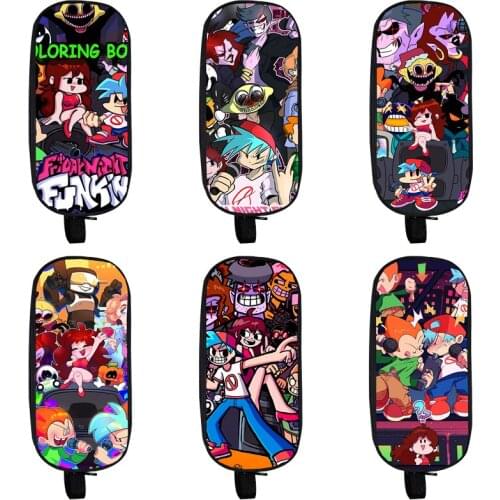 Friday Night Funkin 3D Pencil case Teenager Back To School Gift Women Cosmetic bags Unisex Harajuku Mochila Boys Cosplay Handbag