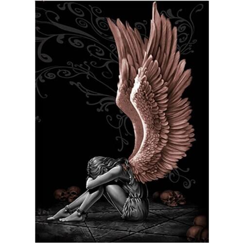 DIY 5D Diamond Painting Angels And Demons Home Decoration Full Square Round Craft Kits Embroidery Bead Rhinestone Pictures