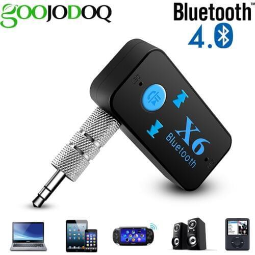 Bluetooth Adapter 3 in 1 Wireless 4.0 USB Bluetooth Receiver 3.5mm Audio Jack TF Card Reader MIC Call Support For Car Speaker