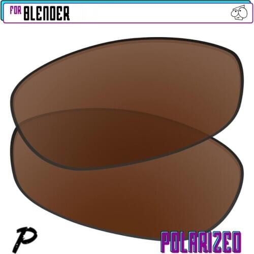 EZReplace Polarized Replacement Lenses for - Oakley Blender Sunglasses - Brown P