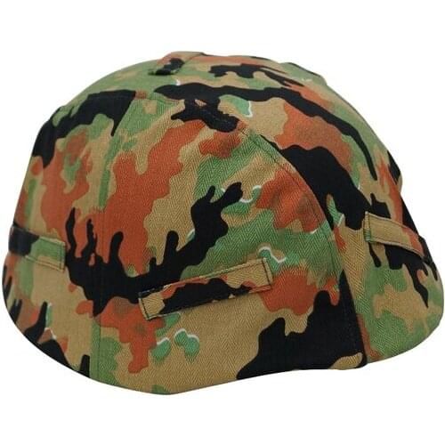 GHC-015 WWII German Elite Leibermuster camo helmet cover Stahlhelm cover M35 M40 M42
