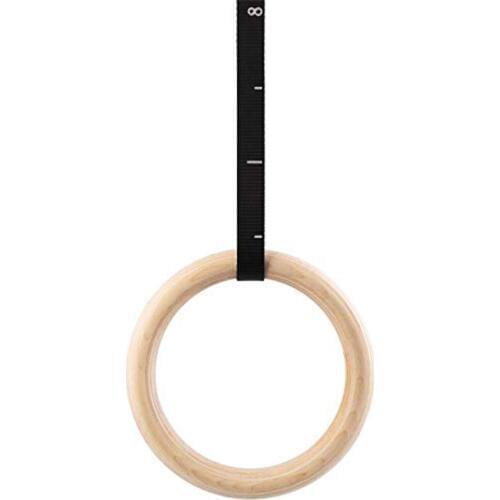 1/2 Pcs Birch Wood Gymnastic Rings Pull Up GYM Ring Home Fitness Strength Training 2.8cm 3.2cm Fitness Equipment Training Ring