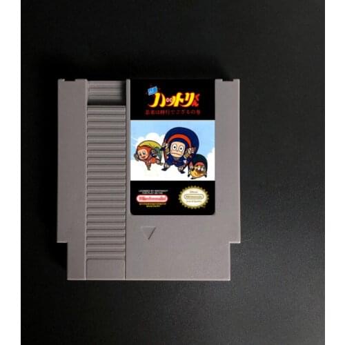 Ninja Hattori-kun - Ninja wa Shuugyou de Gozaru no Maki - 72 pins 8bit Game Cartridge