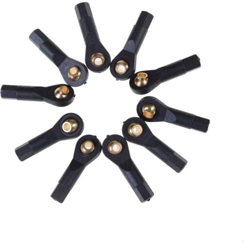 10PCS M3 Rod End Ball End Wear Resisting Ball Joint Metal Head Holder Tie Rod End For Rc Boat Car Airplane Truck