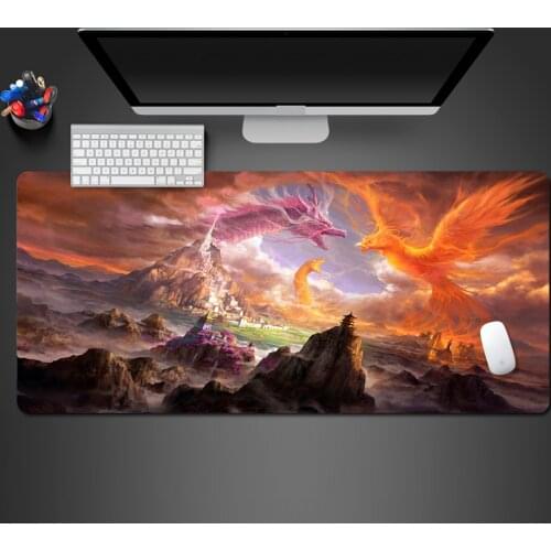Beautiful Anime Dragon Durable Rubber Mouse Pad Gamer Mats For Mouse Pad Luxurious Hot High Quality Mouse Mats Anime Pads