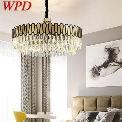 WPD Modern LED Chandelier Lighting Crystal Luxury Fixtures Home Creative Decorative For Living Room Dining Room Villa Duplex
