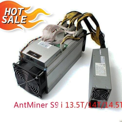 Free Shipping Working Well Used AntMiner S9i With APW3++ 1600W PSU Asic BTC BCH Miner