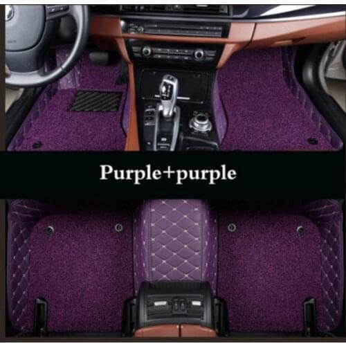 WLMWL Custom leather car mat for Jaguar All Models xf xj 6/8/12 xk xkr x-type xfr F-Type auto accessories Car-Styling