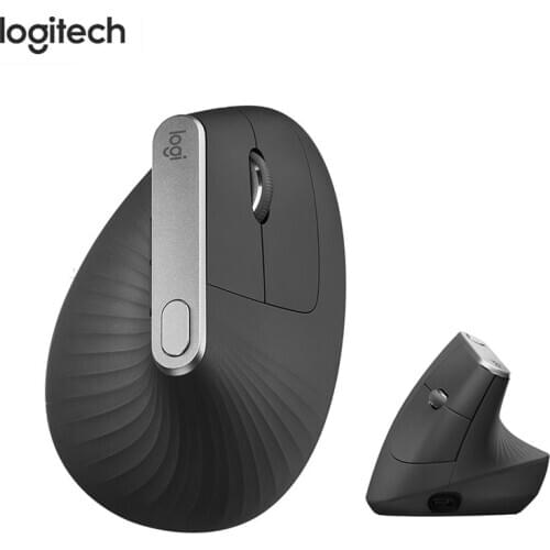 Logitech MX Vertical Wireless Mouse Ergonomic Laser Bluetooth 4000DPI Rechargeable New Design for Gamer&Office