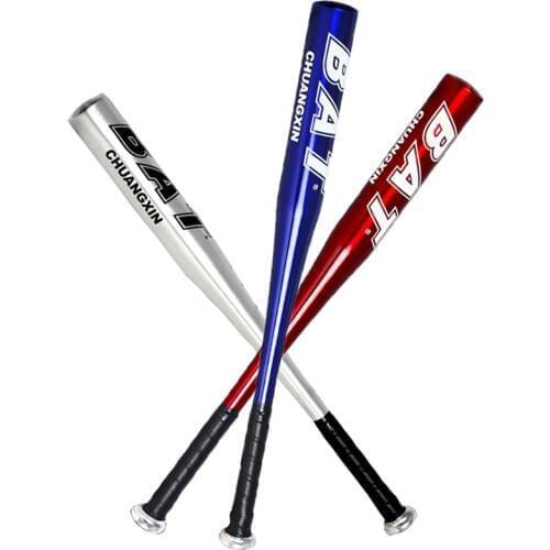New Exercise Baseball Aluminum Alloy Exercise Baseball Bat of The Bit Hardball Bats 25" 28" 30" 32" Inch Black Red Silver Blue