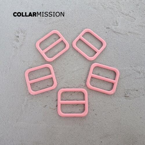 Retailing pink adjustable buckle to adjust 25mm webbing sewing zinc alloy metal crafts stoving varnish CRZK25P