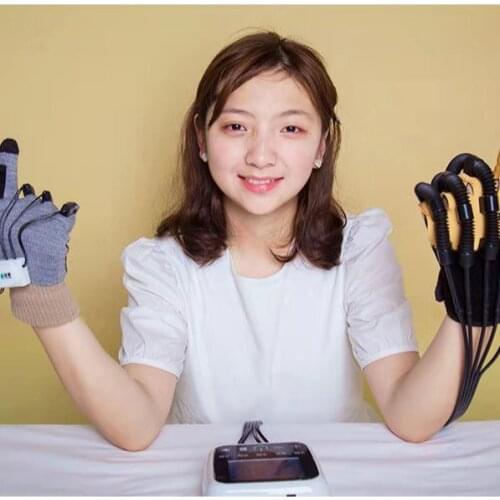 Hand Functional Rehabilitation Robot Stroke Hemiplegia Training Household Pneumatic Functional Machinery Split Finger Gloves