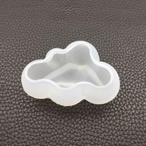 Silicone Mold 3D Cloud DIY Epoxy Resin Silica Jewelry Making Pendant Cake Fondant Decoration Crafts Tools Handmade