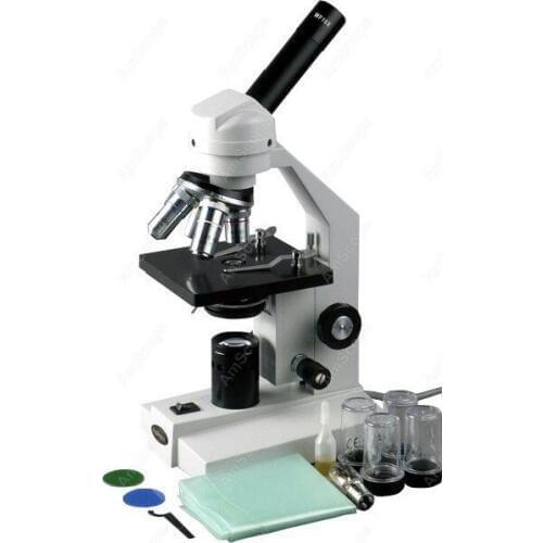 Advanced Home School Compound Microscope--AmScope Supplies 40x-1600x Advanced Home School Compound Microscope