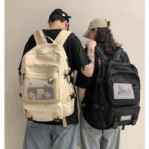 High-capacity Tooling Ins Womens Backpack for Girls Boys Cute High School Bags for Teens New Waterproof Women Backpacks Mochila