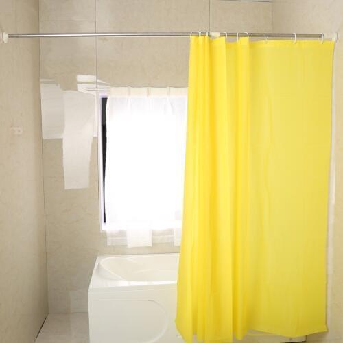 Extendable Telescopic Shower Curtain Rod Stainless Steel Tension Rail Clothes Hanger Rack Drying Rack 129-203cm DQ0210-1