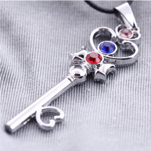 Necklace Anime Jewelry For Women Girl Sailormoon Cosplay Accessories Figure Pendant Christmas Gift