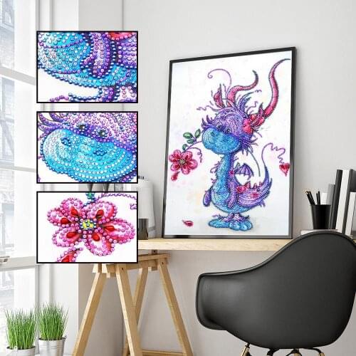 5D diamond painting DIY special-shaped crystal diamond embroidery kit animal home decoration crafts ornaments hanging painting