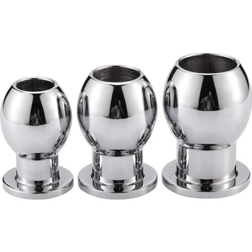 Stainless Steel Hollow Dildo Anal Plug Anal Sex Toys For Women Men Prostate Massager Anal Expanding Dilator Sex Adult Products