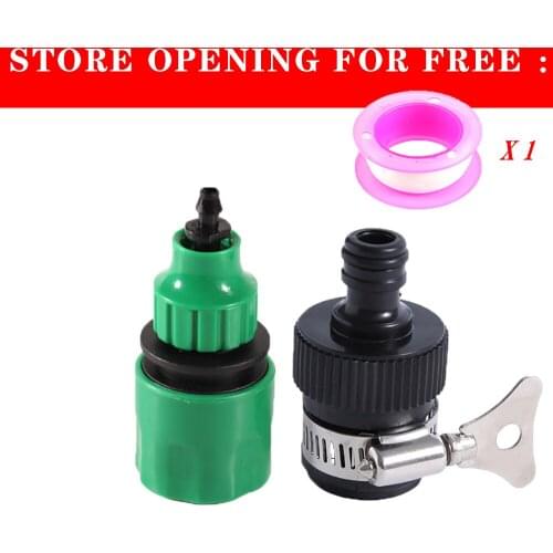 Gift X1 Quick Connector Tube Pipe Fitting In Pipe Fittings Connect To 8/11 mm & 4/7mm Hose Irrigation Kit Faucet Universal Joint