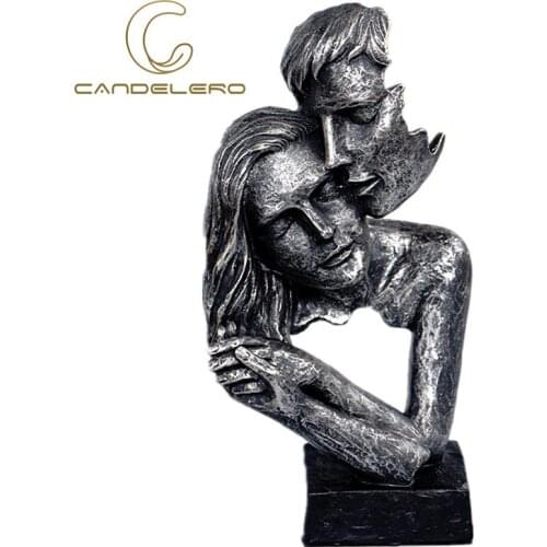 Decorative Statues Cyan Gold Figures Face Mask Sculptures for the room Figurines For Interior Room Ornaments Home Decor Craft