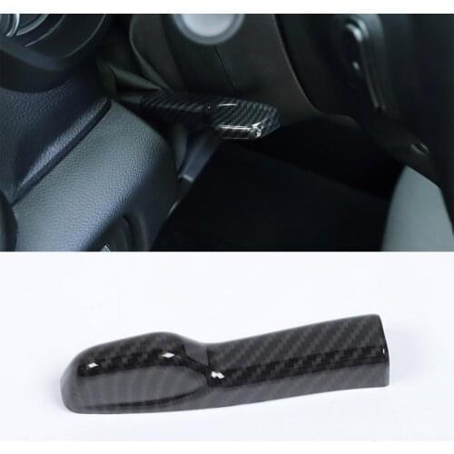 For Dodge Ram 2018 Up Car Steering Wheel Adjust Button Knob Decoration Cover Sticker Interior ABS Car-styling Trim
