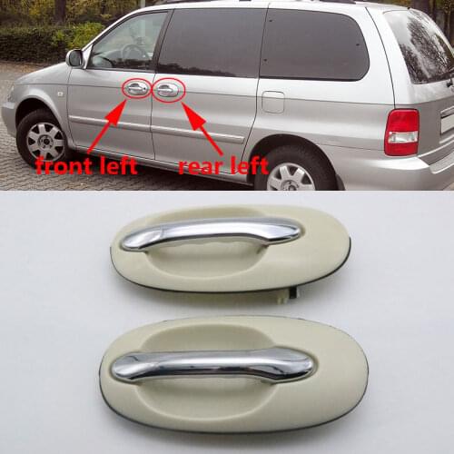 For Kia Carnival 2000 2001 2002 2003 2004 2005 Auto Front Rear Left Right Side Door Outside Exterior Door Handle Base Color
