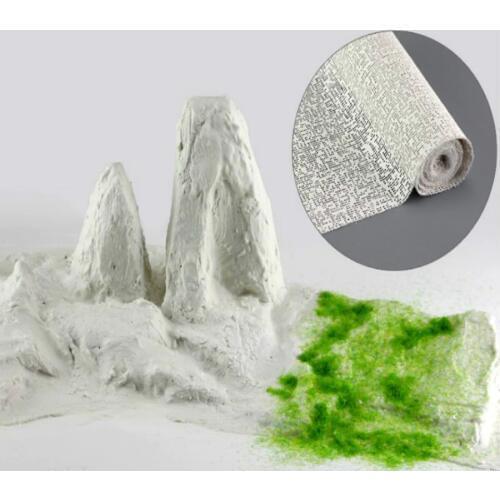 Mountain Model Plastic Cloth Mesh Forming Gypsum Tape Construction Sand Table Scene Material DIY Manual