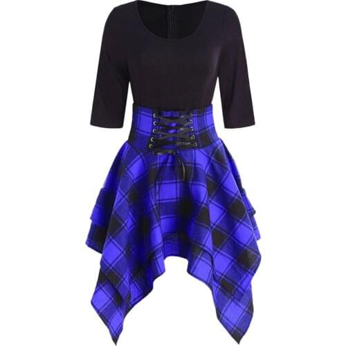 Летние платья в клетку ISHOWTIENDA China At AliExpress