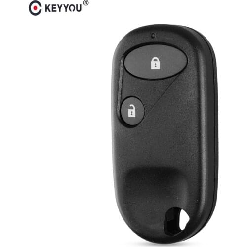 KEYYOU 2 Button Car Style Remote Key Fob Shell For Honda Civic C-RV Accord Jazz Auto Car Key Keyless Entry Case