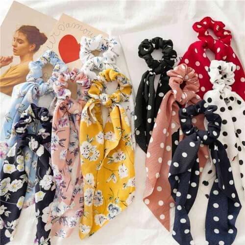 Autumn and Winter Girls'Beautiful Hair Rings Plaid Elastic HairBands Accessories Scrunchies Hair Rope headband headwear