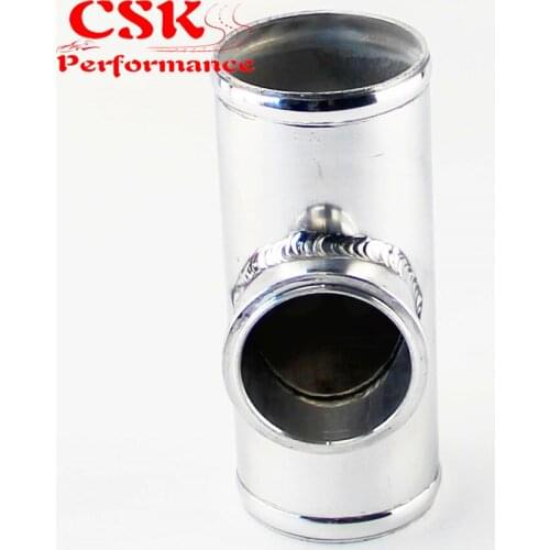 L=150mm 2.5" to 2.5" 63MM T-Pipe Aluminum BOV Adapter Pipe for 35 PSI TYPE S/RS BOV SL