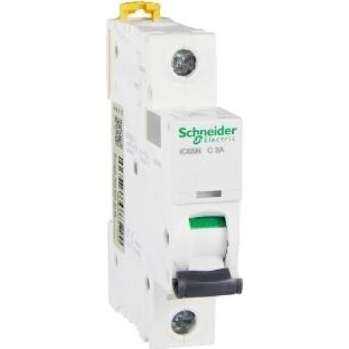 IC65N 1P C2A A9F18102 1P | 2A | C | 6KA IC65 miniature circuit breaker