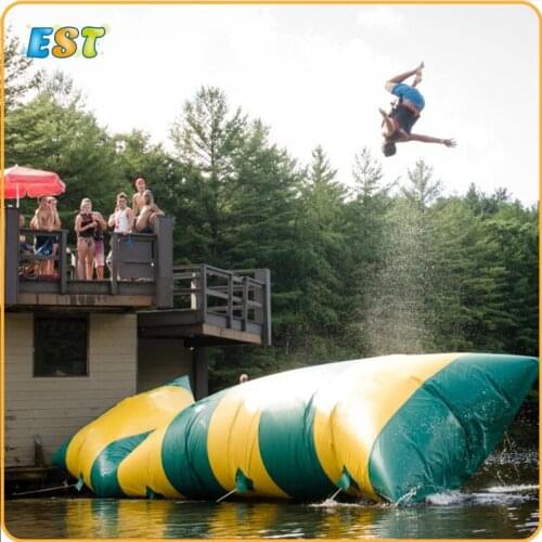 10*2m 0.9mm Water Blob Jump Inflatable Water Blob With Air Pump for Sale Any Color You Want