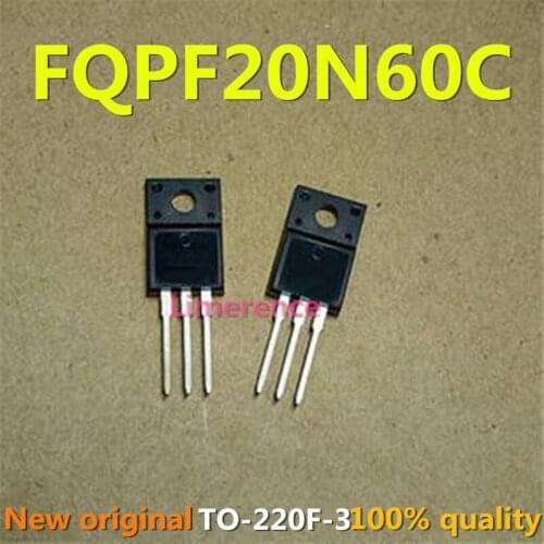 20PCS FQPF20N60C TO220F FQPF20N60 20N60C 20N60 TO-220F TO220 new and original IC Chipset