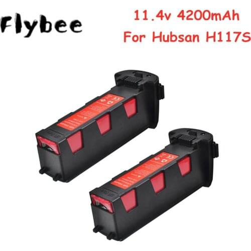 Original Battery for Hubsan H117S Zino GPS RC Quadcopter Parts 11.4v 4200mAh Intelligent Flight Battery For RC Camera Drone