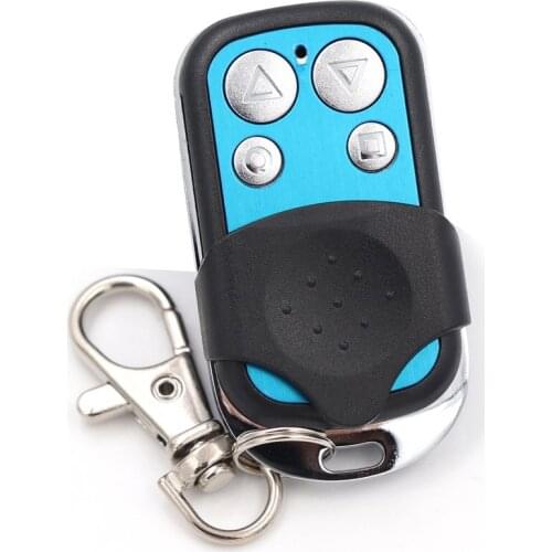 Portable Wireless 433 Mhz Remote Control Copy Code Remote 4 Channel Electric Cloning Gate Garage Door Auto Keychain