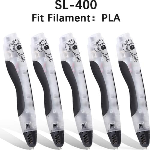 3Dfilament Pen SL-400 3D Pen Modeling PLA Filament Education Gift For Boys And Girls Drawing One Button Operation
