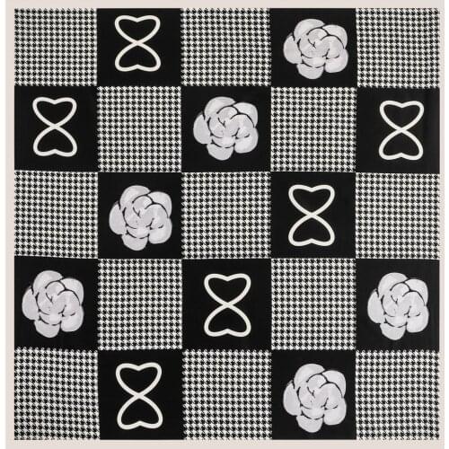 Scarves For Ladies Brand Designer Manual Silk Twill Scarf 90*90cm 100 % Natural Silk Scarf Twill Silk Scarf 90 90cm