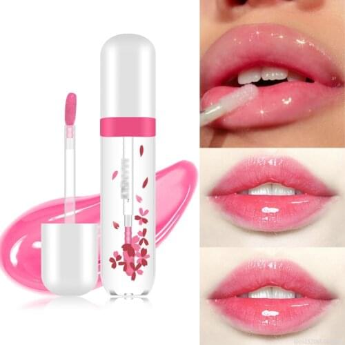 Moisturizer Transparent Lips Plumper Lipgloss Lasting Waterproof Volume Repairing Reduce Lip Mask Fine Lines Lip Makeup TSLM1