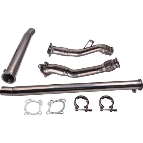 Fast Shipping Exhaust Downpipe Down Pipe 3"-2.5" For Audi S4 A6 Allroad C5 2.7L K04 RS6 Turbo