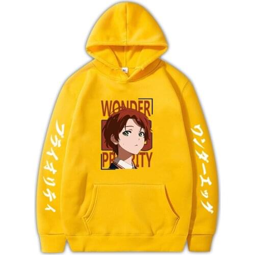 Oversized Hoodies Wonder Egg Priority Japanese Streetwear Womens Sweatshirts Aesthetic Loose Tops Spring Autumn