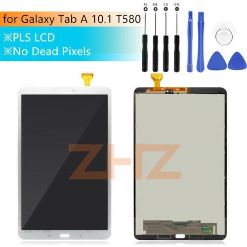 For Samsung Galaxy Tab A 10.1 T585 LCD Display Touch Screen Assembly for Galaxy Tab A 10.1 T580 SM-T580 SM-T585 LCD Display