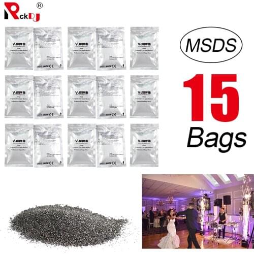 15 Bags Ti Powder for Cold Spark Firework Machine Wedding MSDS Powder Certification Sparkular Machine