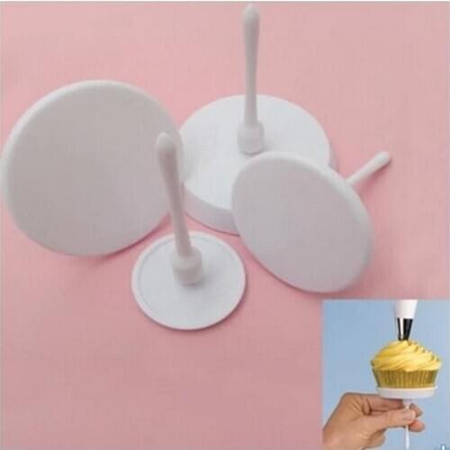 4Pcs/lot Cake Flower Nails Plastic Piping Nail Baking Piping Stands Transfer Lift Removable Ice Cream Cake DIY Decorating Tools