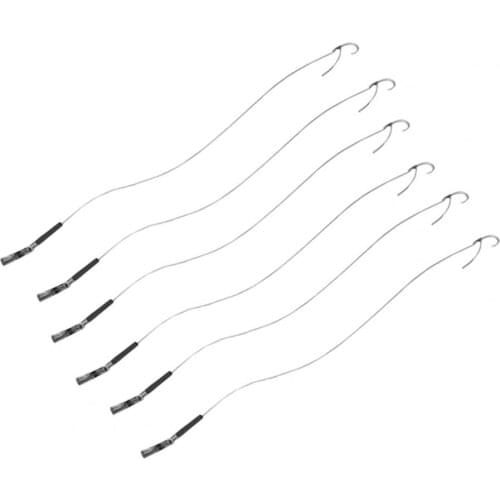 6Pcs Fishing Rig Tied Hook Sharpened Metal Fishing Hook Set for Outdoor Fishing Fishing tool accessories wholesale