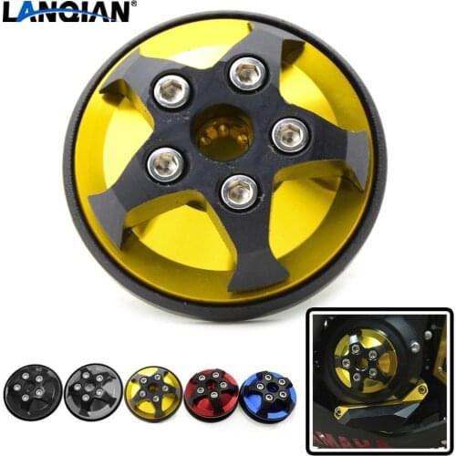 Motorcycle Accessories CNC Aluminium Engine Protect Plug Cover Side Engine Protective Protect Cover For Yamaha YZF R3 2015 2016