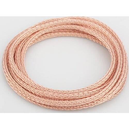 Audiocrast 1619CU 16cores 6N OCC PTFE Cable for DIY Headphone cable Earphone Headphone DIY Cable For Custom Headset