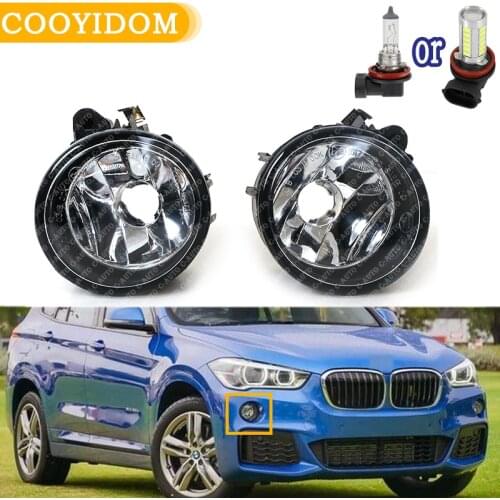 Car Front Fog Light With LED Bulbs/Halogen bulbs Fog Lamp For BMW X1 F48 2016 2017 2018 63177238787 63177238788 Car-Styling