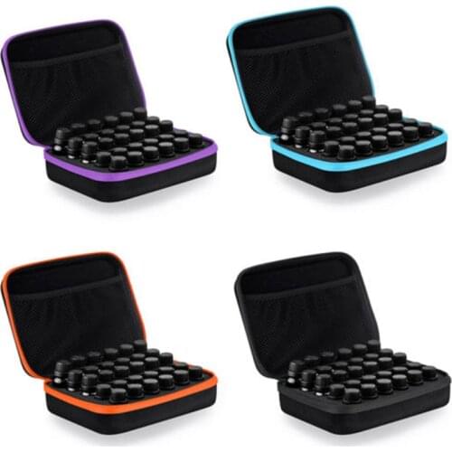 Essential Oil Case 30 Bottles 5ML10ML 15ML Perfume Oil Essential Oil Box Travel Portable Carrying Holder Nail Polish Storage Bag